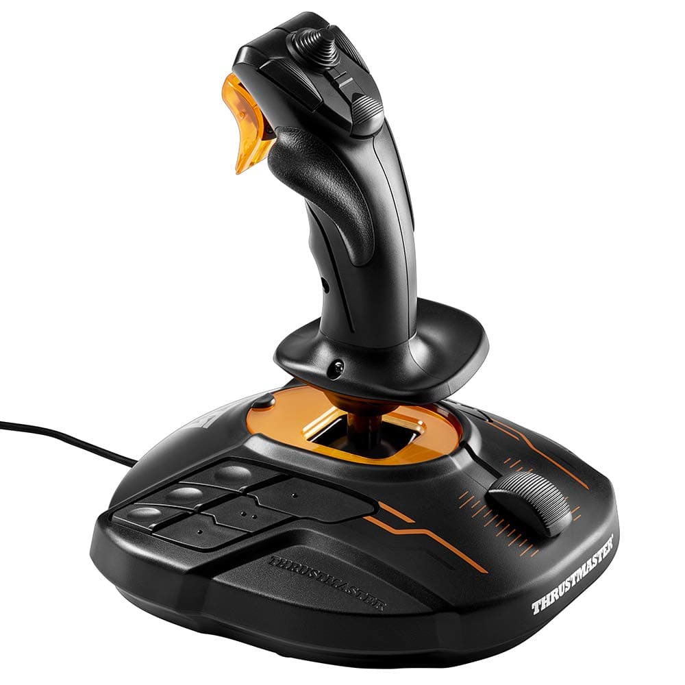 Thrustmaster T16000M FCS - Ambidextrous Flight Control System with H.E.A.R.T HallEffect AccuRate Technology for PC | 16 programable buttons, 8-way hat switch, 4 axes, twist rudder, integrated throttle, Hall effect sensors, ambidextrous