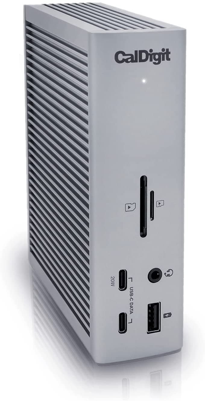 CalDigit TS4 18-Port Thunderbolt 4 Docking Station – 98W Safe Laptop Charge | Mac/PC. Multi port, Powerful 230W PSU guarantees unthrottled 98W laptop charging. Stable single 8K or dual 6K. 0.8m cable.