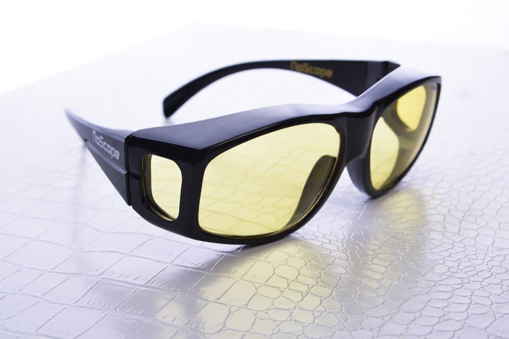 NoScope 'Golem' Computer / Video Gaming Glasses (Prescription RX Compatible) (Onyx Black) - Reduce Eyestrain, Improve Clarity