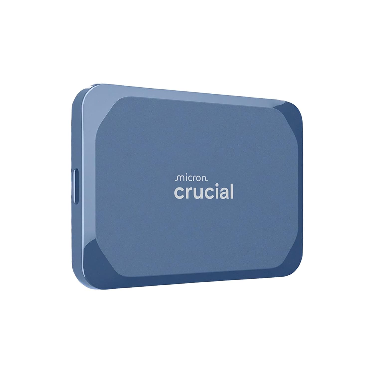 Crucial X10 4TB External Portable SSD Drive - Up to 2100MB/s, USB-C 3.2 Gen2, IP65 Dust and Water Resistant, External Solid State Drive, Matte Blue - CT4000X10SSD9-02