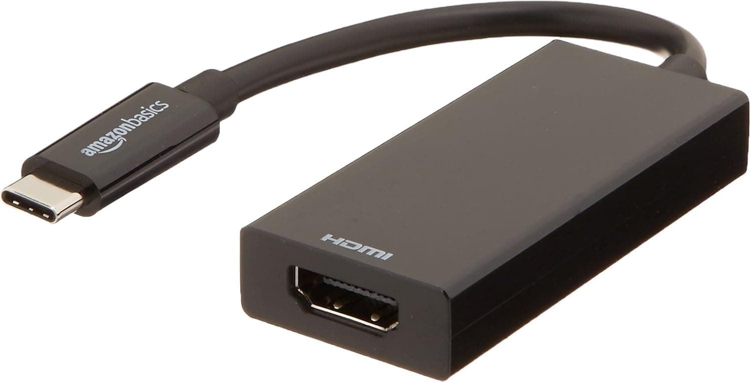 Amazon Basics USB 3.1 Type-C to HDMI Adapter - Black