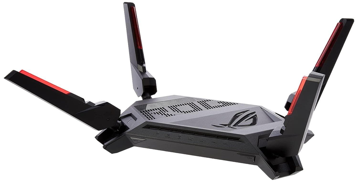 ASUS ROG Rapture GT-AX6000 wireless router Dual-band (2.4 GHz / 5 GHz) Black - 90IG0780-MU9B00
