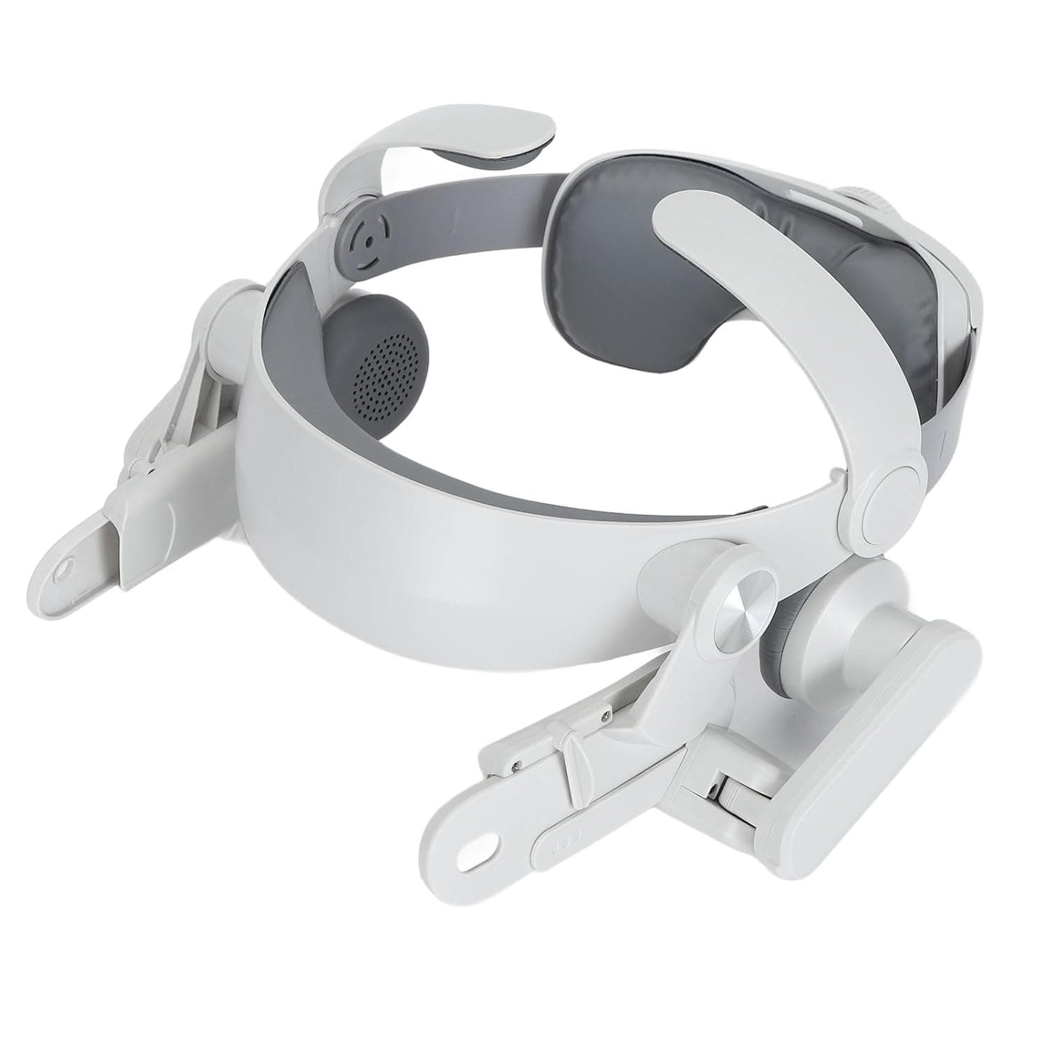 VR Head Strap Replacement, Adjustable VR Headband with Ear Cushions and Rear Pad, Pressure - Reducing Comfort Head Strap for Meta 2/3/Pro, PSVR2, Pico 4, Vive