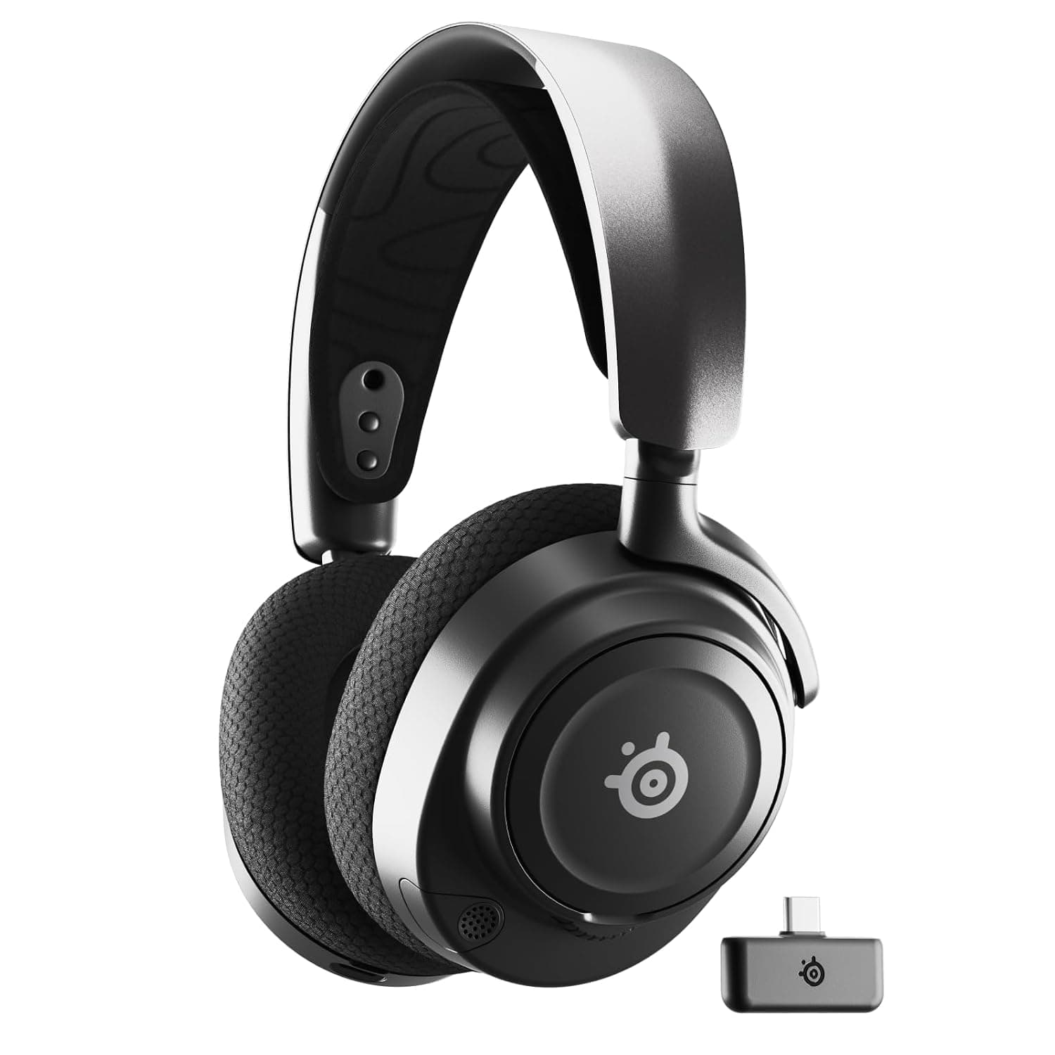 SteelSeries Arctis Nova 7 Wireless Multi-Platform Gaming Headset - Neodymium Magnetic Drivers - Dual Wireless 2.4GHz & Bluetooth - 38H USB-C Battery - ClearCast Gen2 AI Mic - PC, PS5, Mobile