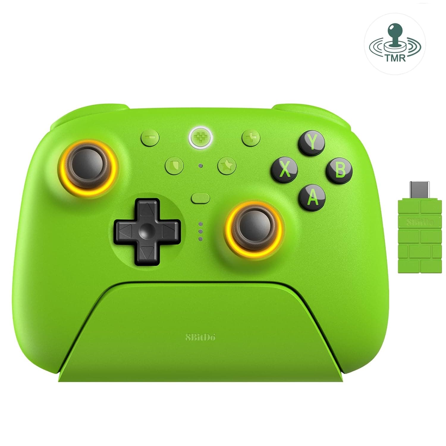 AKNES 8BitDo Ultimate 2 Wireless Controller for Windows/Android/Steam, TMR joysticks, 1000Hz Polling Rate, Tactile/Hall Triggers, Motion Control, Programmable L4/R4 Bumpers & 2 Back Paddle Buttons