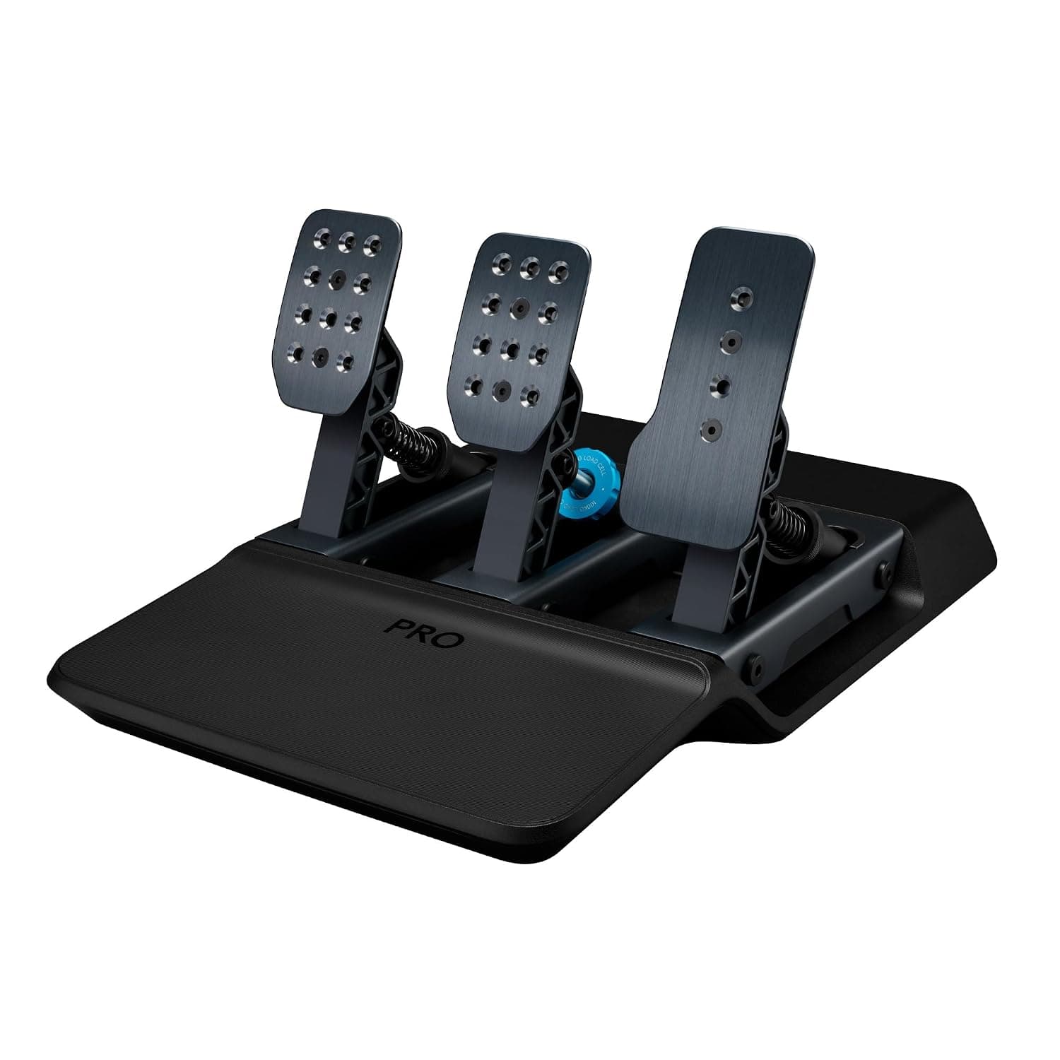 Logitech G PRO Racing Pedals - Racing Simulator Pedals | 100kg Load Cell Brake, Fully Customisable, Swappable Springs & Elastomers, Modular Design - Black