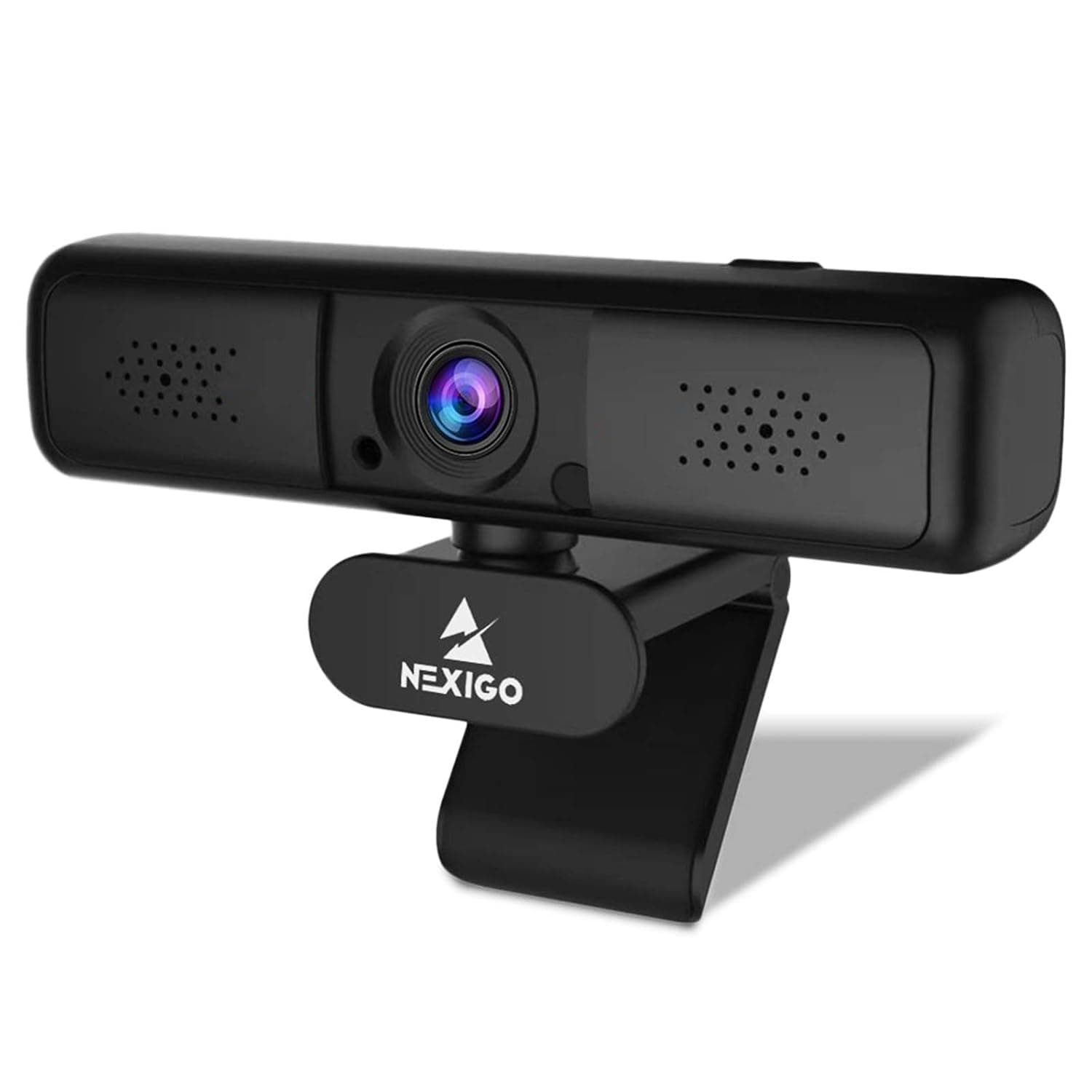 NexiGo 2K QHD Webcam with 3X Digital Zoom and Privacy Cover, 2021 1440P USB Streaming Web Camera, 80 Degree Widescreen for Online Class Zoom Meeting Skype Teams, PC Mac Laptop Desktop