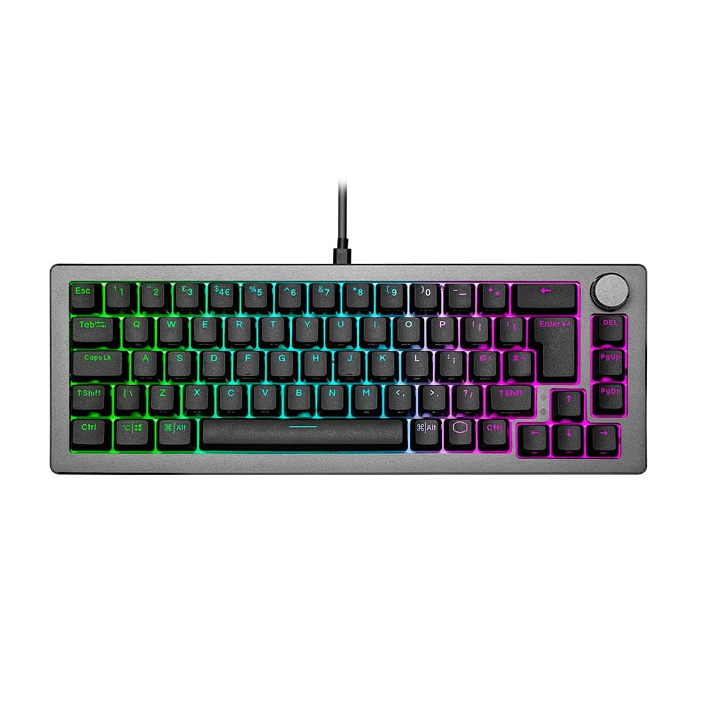 Cooler Master CK720 65% Hot-Swappable Mechanical Space Grey Gaming Keyboard