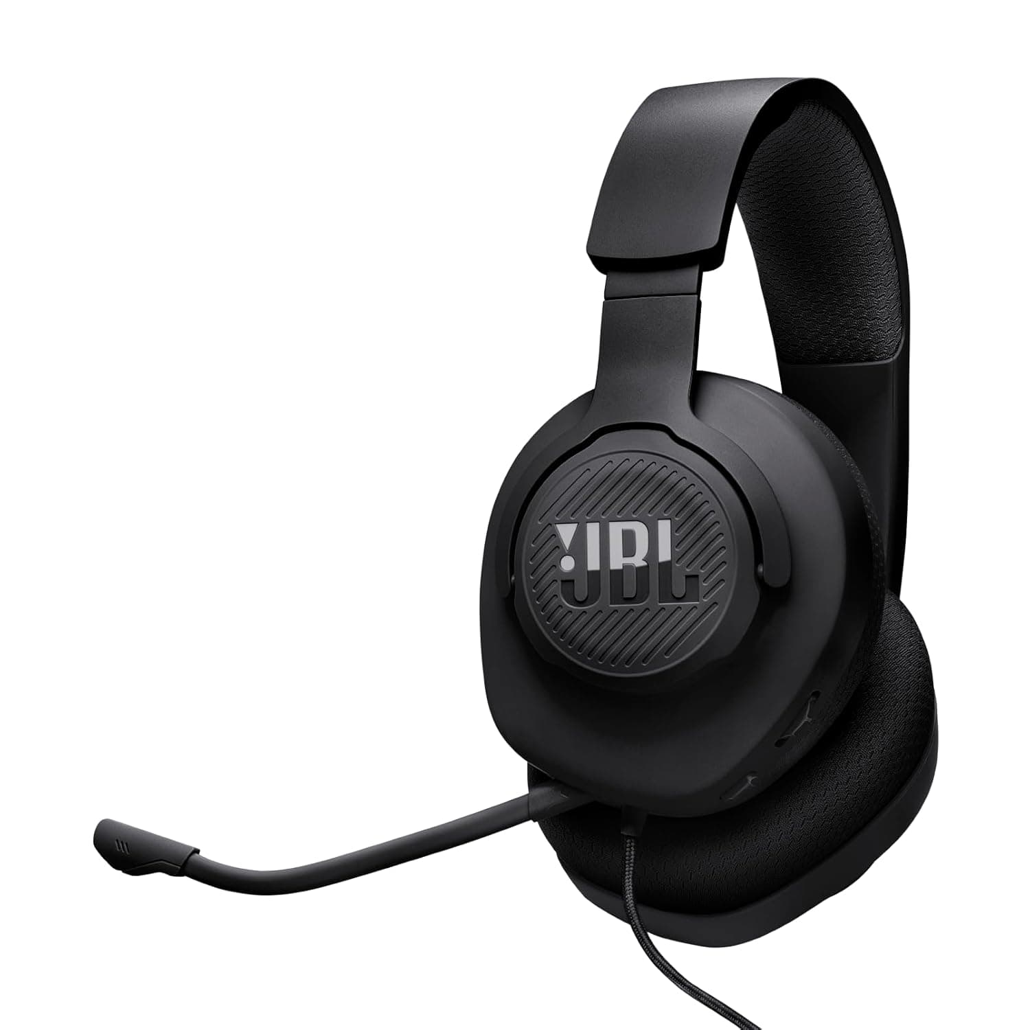 JBL Quantum 100M2 Wired Over-Ear Gaming Headset with JBL QuantumSOUND Signature and 3.5 mm Headphone Jack, Multi-Platform Compatibility, Detachable Mic, Mute Option, Black | Detachable Microphone and Mute Option, 3.5mm Headphone Jack, Multiple Platforms Compatible