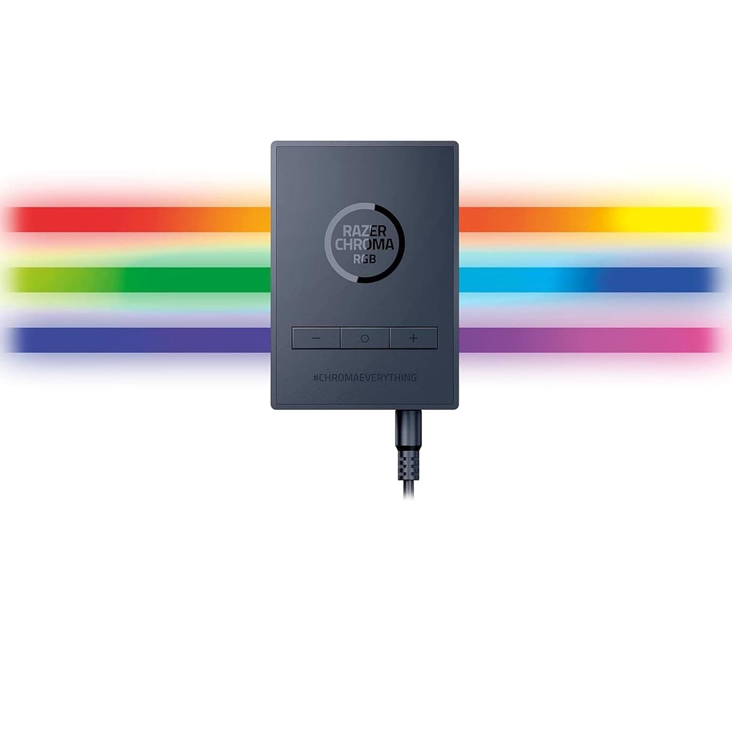 Razer Chroma Light Strip Set - Wireless ARGB Device for Advanced Lighting Customisation (ARGB Controller, 2 Wireless Modes, Mounting Brackets and Adhesive, 1x 100 cm and 2X 50 cm) Black