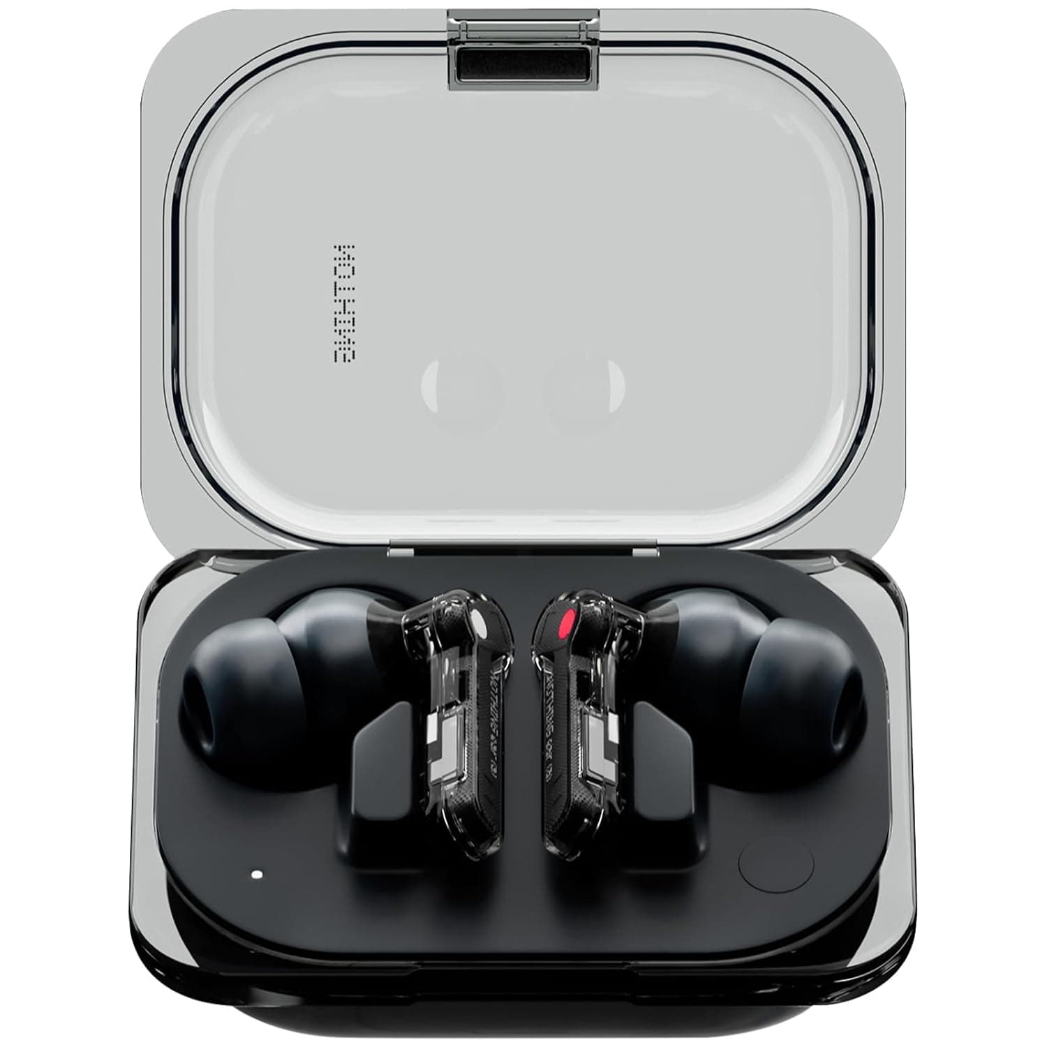 Nothing Ear (a) wireless ear buds with Active Noise Cancelling, Bass Enhance Algorithm and up to 42.5 hours of listening time - Black