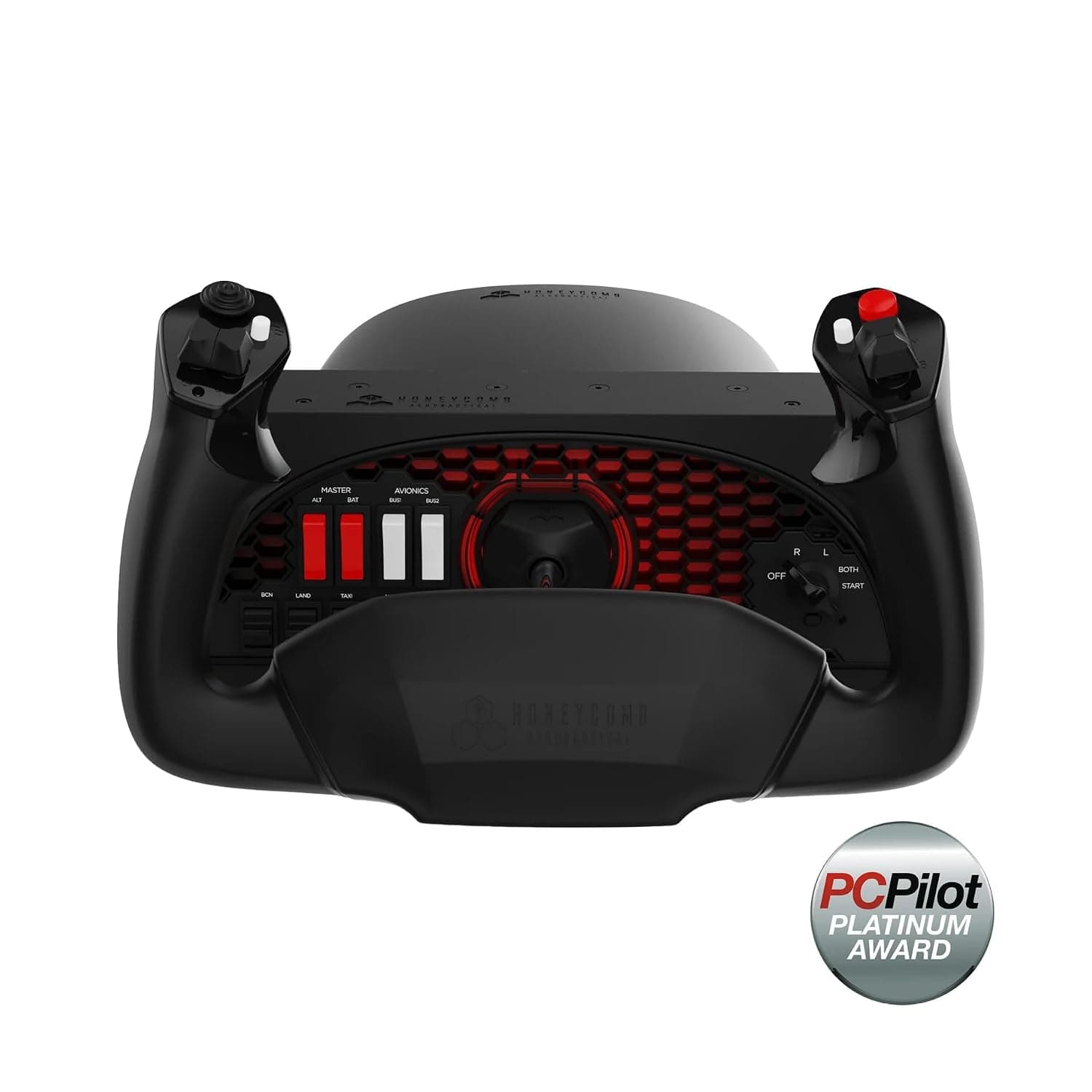 Aerosoft Honeycomb Alpha Flight Controls Flugsimulator-Steuerhorn USB PC black