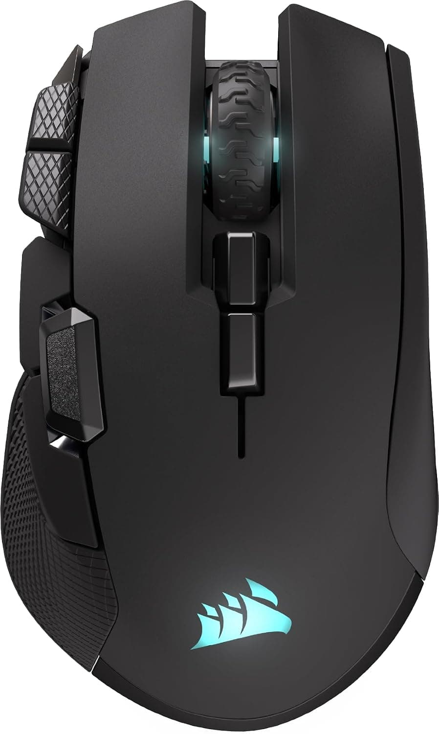 Corsair IRONCLAW WIRELESS SE (2026) Gaming Mouse – Black | 26,000 DPI, Ergonomic Design for Larger Hands, 10 Programmable Buttons, for MOBA, FPS, MMO