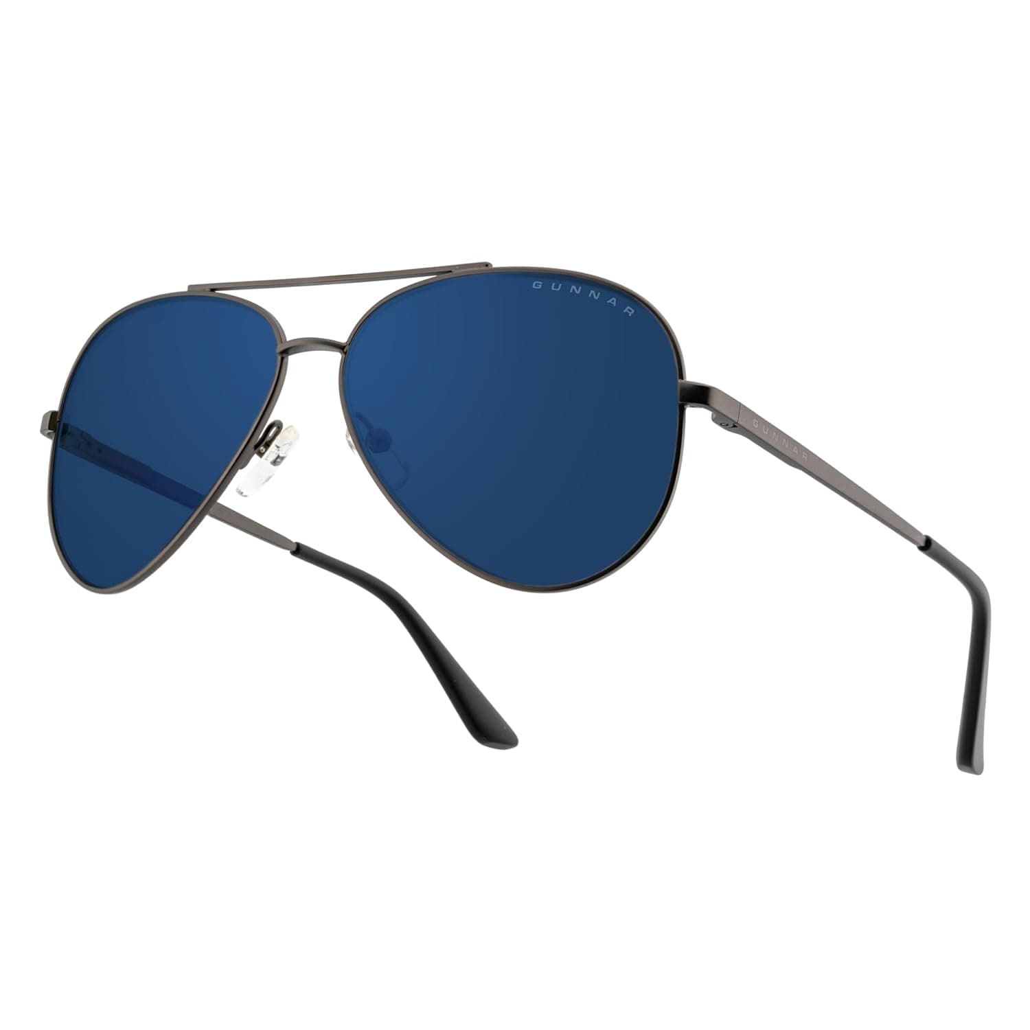 Gunnar Bluelight Blocking Glasses - Maverick - Gunmetal - Sun | Computer / Gaming glasses - Maverick - Gunmetal - Sun - 90% blue light & 100% UV blocking - Patented technology