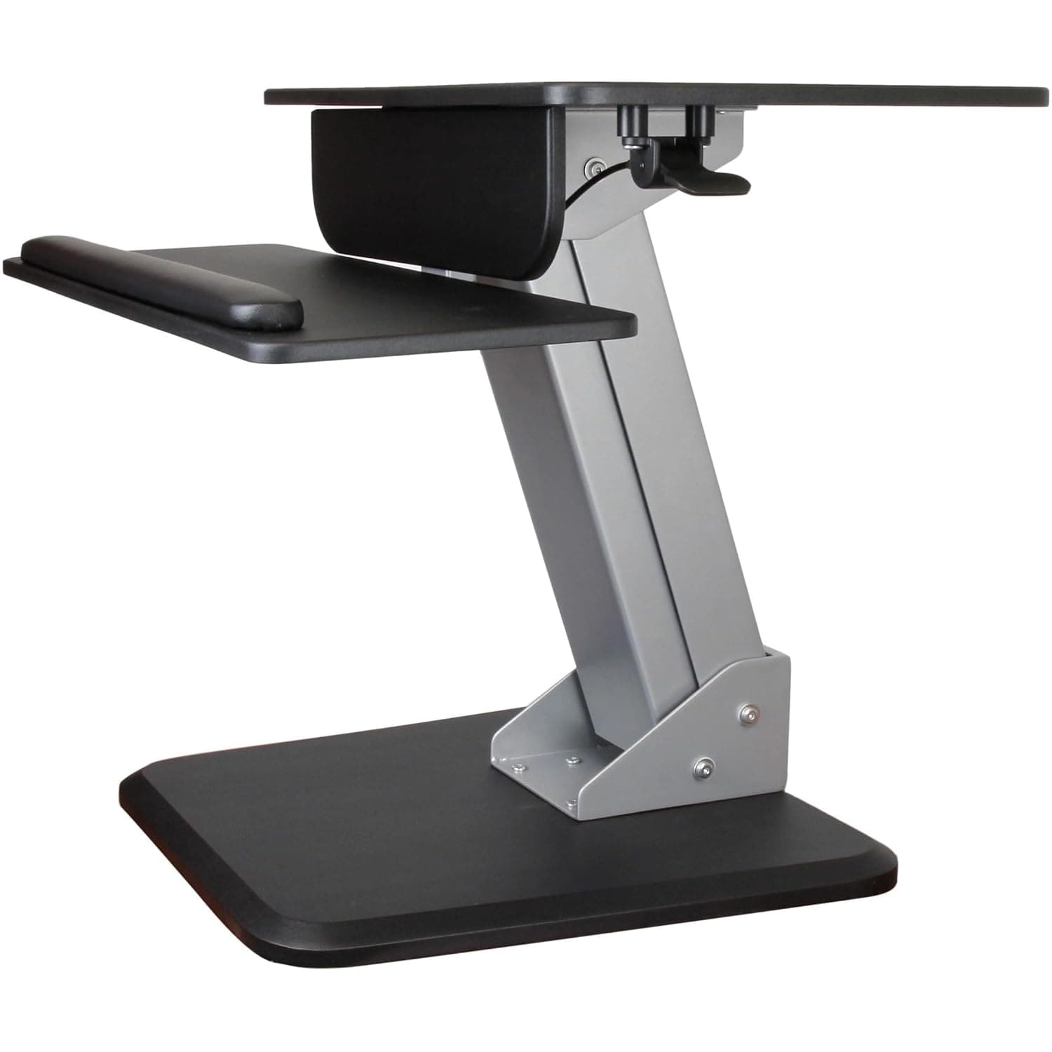 StarTech.com Height Adjustable Standing Desk Converter - Sit Stand Desk with One-finger Adjustment - Ergonomic Desk (ARMSTS) | Sit Stand Desk with One-finger Adjustment
