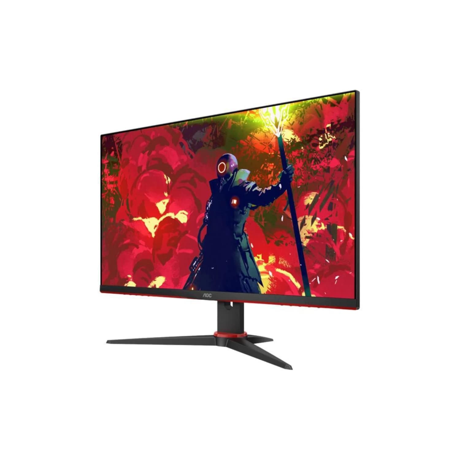 AOC 27G2E 27" 16:9 Full HD 144Hz IPS Gaming Monitor with FreeSync Premium, Black & Red