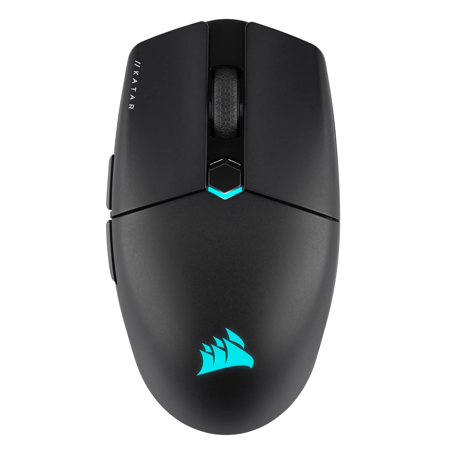 Corsair KATAR ELITE WIRELESS Ultra-Light FPS Gaming Mouse – 10,000 DPI – Symmetric Shape – Up to 110hrs Battery – iCUE Compatible – PC, PS5, PS4, Xbox – Black | Ultralight, MARKSMAN Optical Sensor, Sub-1ms SLIPSTREAM WIRELESS Connection, Up to 110 hours Rechargeable Battery Life