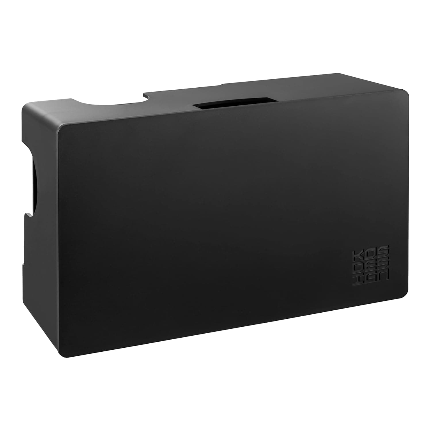 Cable Tidy Box ABS 32x20x11.5cm, Black, Wall Fixings Included | Extension lead cover ABS, Interior 30x16x10cm, not designed for routers, measure first, wall fixings, black