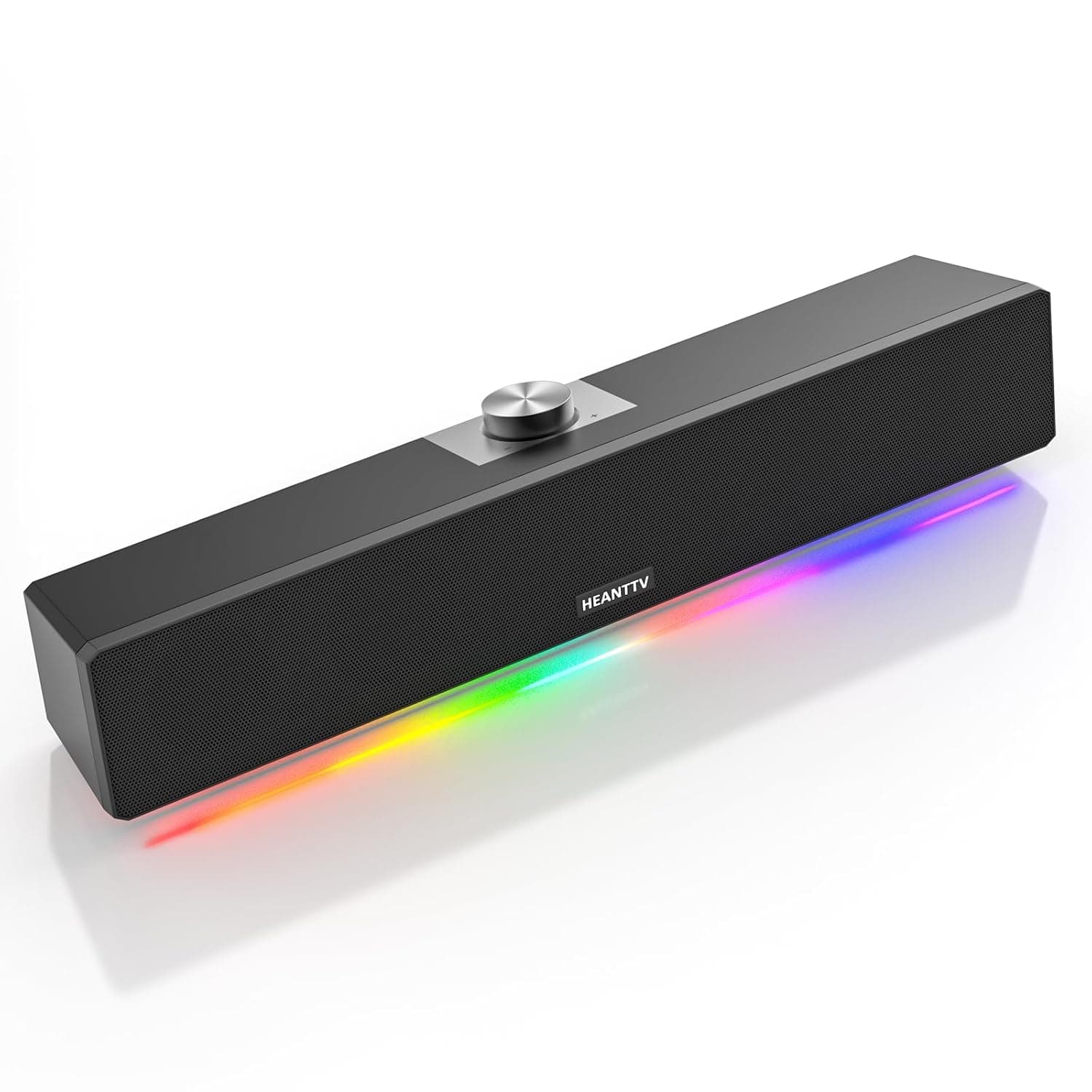 Computer PC Speakers, Dynamic RGB Gaming Speaker,PC Gaming Soundbar for Desktop Monitors,USB Powered Computer Speaker for PC, Laptop, Desktop, Smartphones [Dynamic RGB]