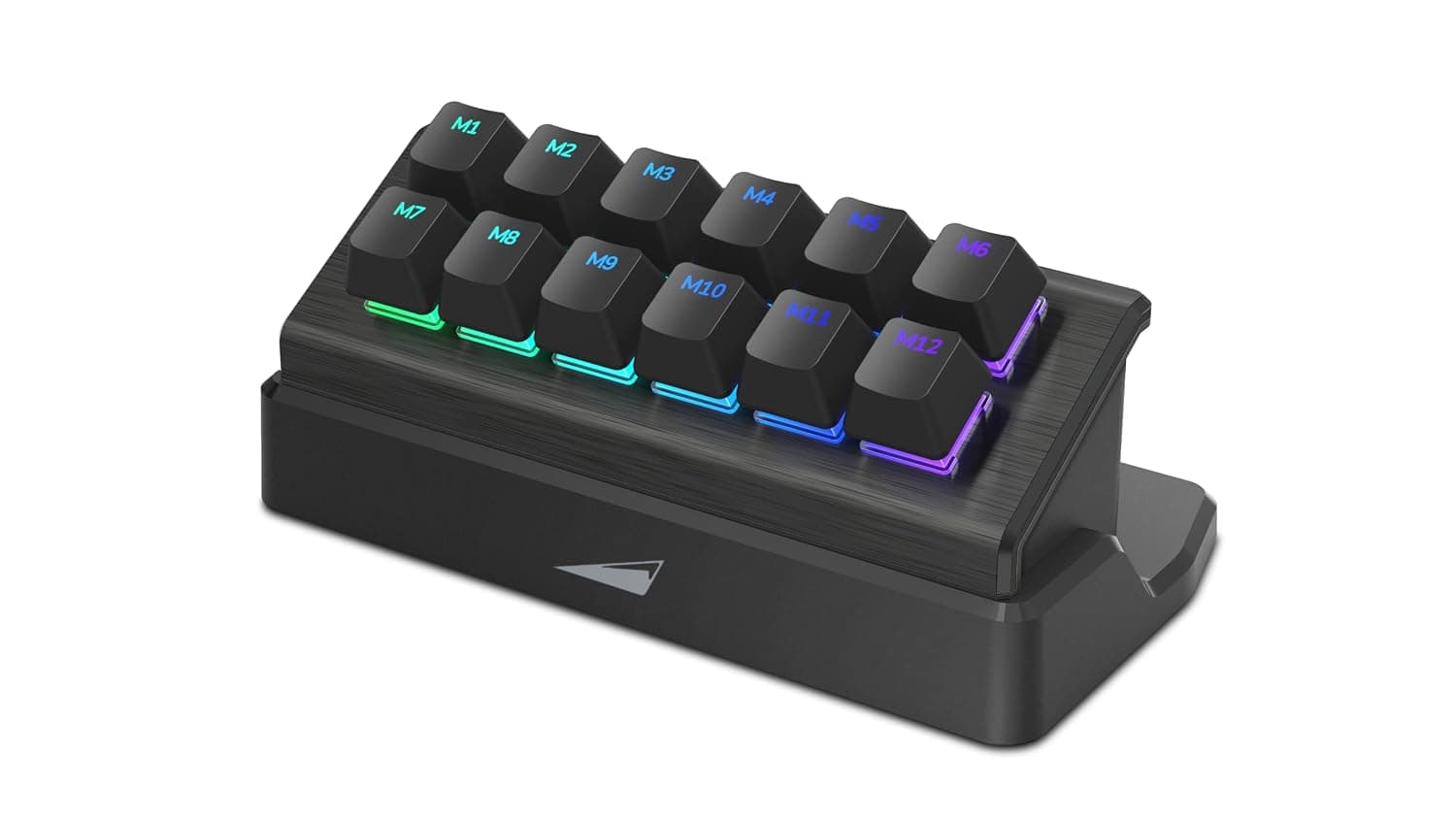 MOUNTAIN Macropad, 12 frei konfigurierbare Tasten, Mehrere Profile, Per-Key RGB-Beleuchtung,