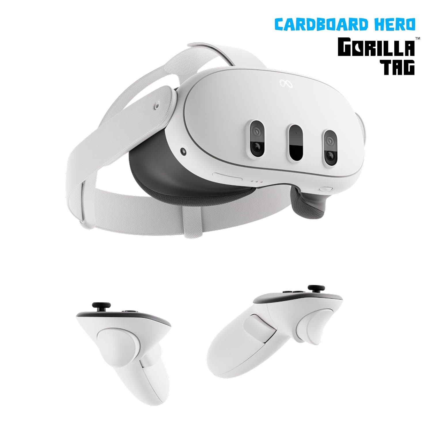 Meta Quest 3 512 GB the most powerful Quest – Ultimate mixed reality experiences – Gorilla Tag Cardboard Hero Bundle – Amazon Exclusive