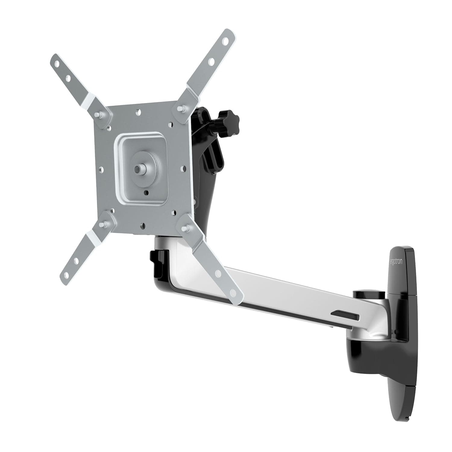 Ergotron – LX HD Single Monitor Swing Arm, VESA Wall Mount – for Monitors Up to 49 Inches, 0 to 22.7kg, Less Than 4 Inch Display Depth – One Extension (45-268-026)