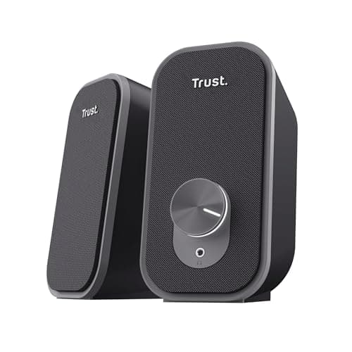 Trust Orada 2.0 PC Speakers for Desktop, 12W (6W RMS), Black