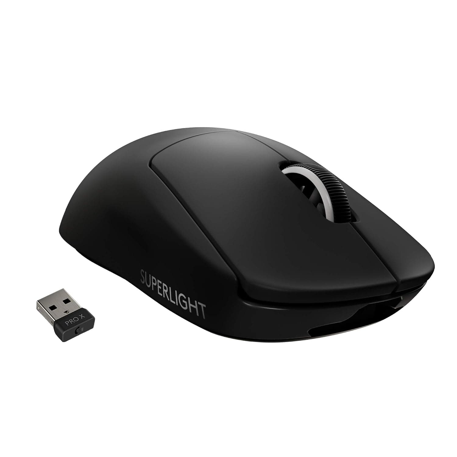 Logitech G PRO X SUPERLIGHT Wireless Gaming Mouse | HERO 25K Sensor, Ultra-light with 63g, 5 Programmable Buttons, 70 hours Battery Life, Zero Additive PTFE Feet, PC/Mac - Black