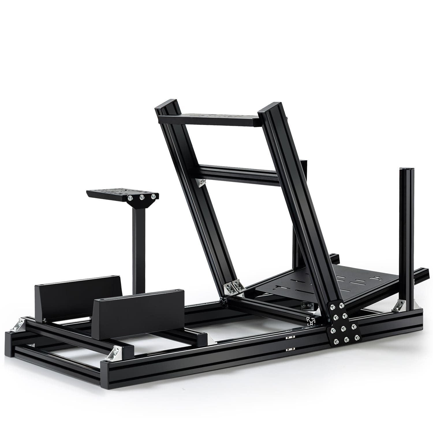 Dardoo Racing Simulator Cockpit Stand 4080 Aluminum Profile is Adjustable in DIY, Fit For Logitech G920 G923, for Thrustmaster, for Fanatec CSL-DD,for Moza Direct Drive Wheels