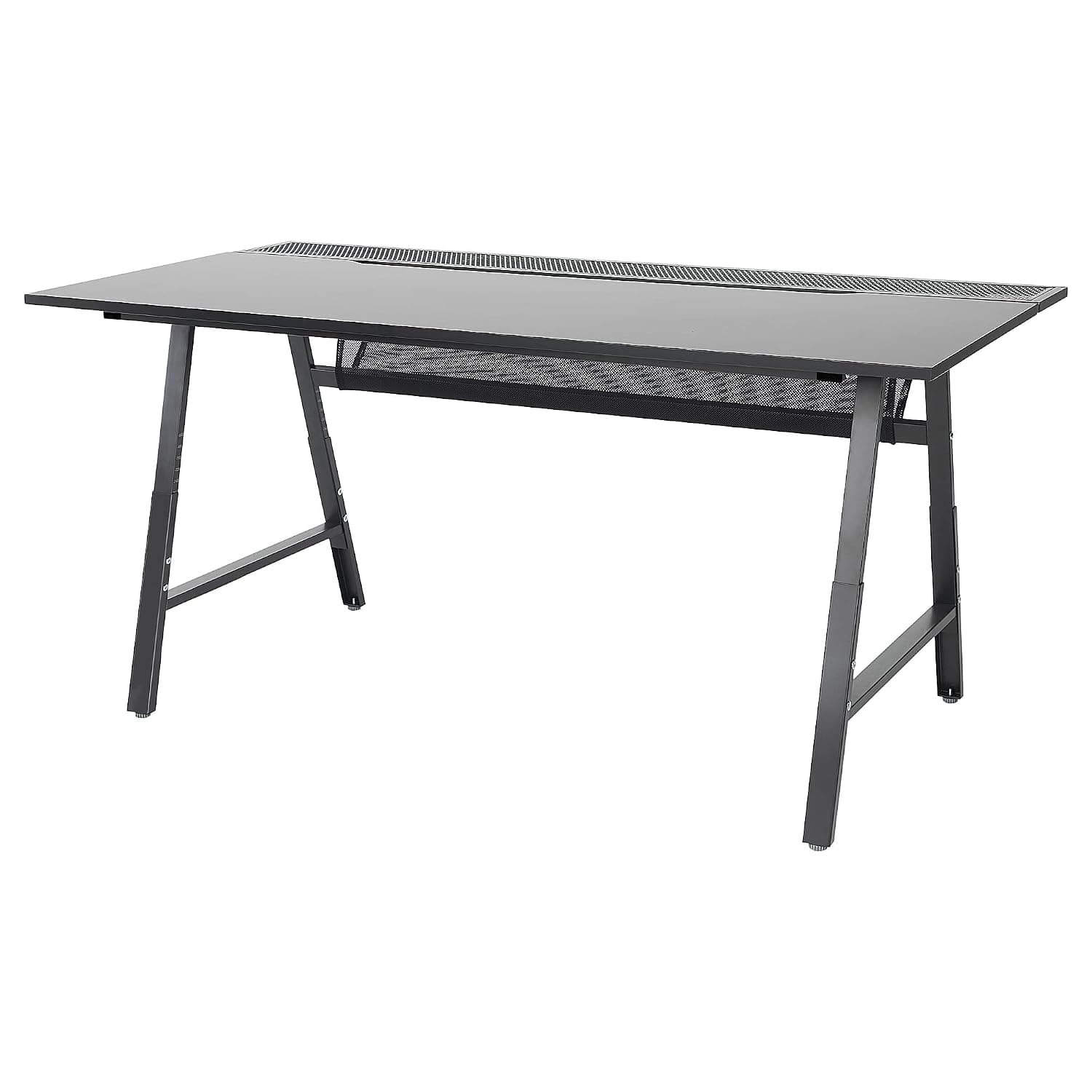 UTESPELARE gaming desk, 160x80 cm, black