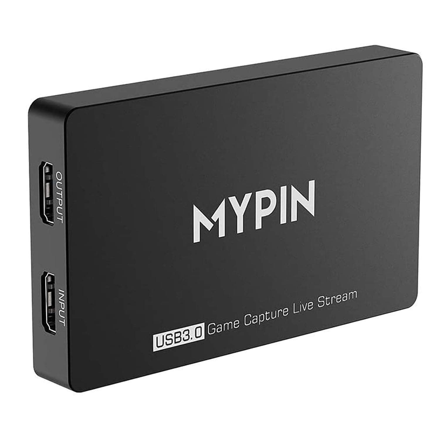 4K Capture Card for Live Streaming, MYPIN USB3.0 HDR Capture 1080P@60fps Support Microphone and Gamepad Party Chat for Nintendo Switch/ PS4 /Xbox One 360 /Wii U/Action Camera/DSLR Camcorder