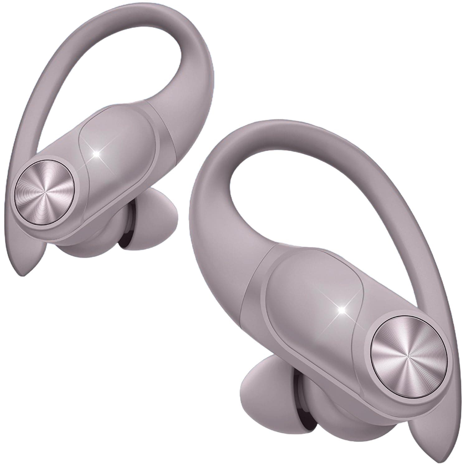 Wireless Earbuds, Ear buds with 80Hour Playtime Bluetooth 5.3 Headphones Digital Display Sports Ear buds, Wireless Charging Case Sport Bluetooth Earphones IPX7 Waterproof Earhook for Running