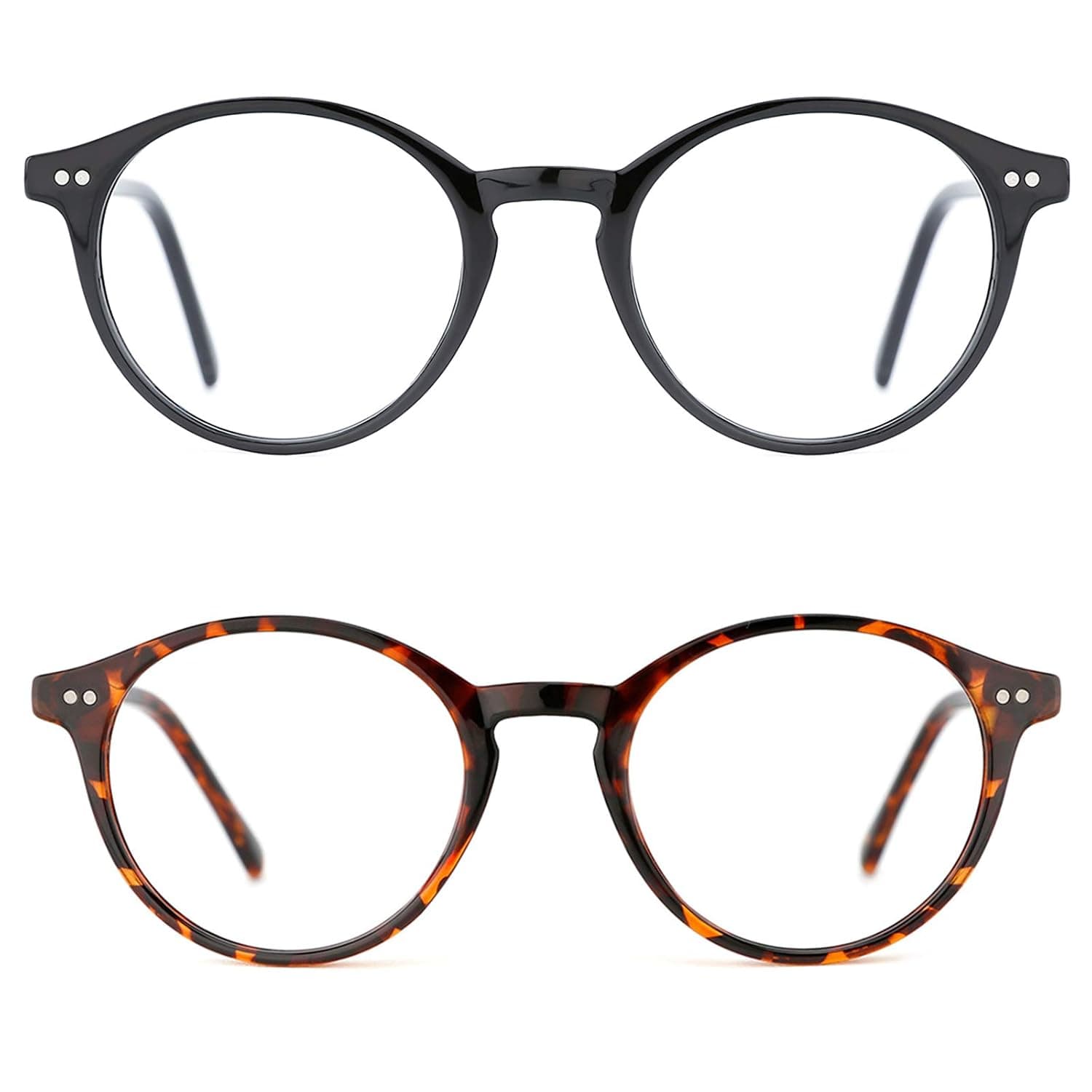 TIJN Blue Light Blocking Glasses Computer Gaming Clear Frame Square Nerd Anti Headache Eyestrain for Women and Men