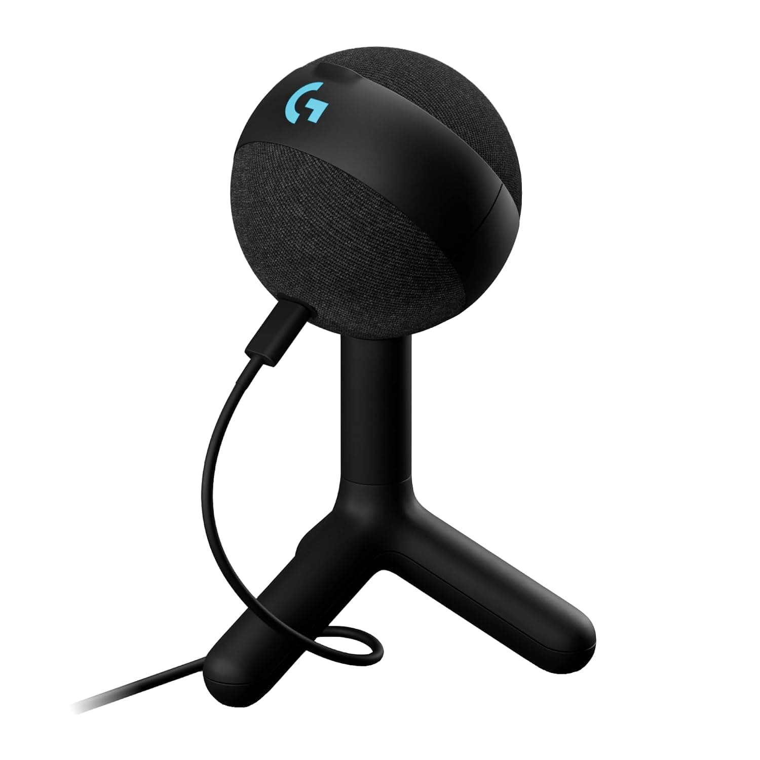 Logitech G Yeti Orb Condenser RGB Gaming Microphone with LIGHTSYNC | USB Mic for Streaming, Cardioid, USB Plug and Play for PC/Mac - Black