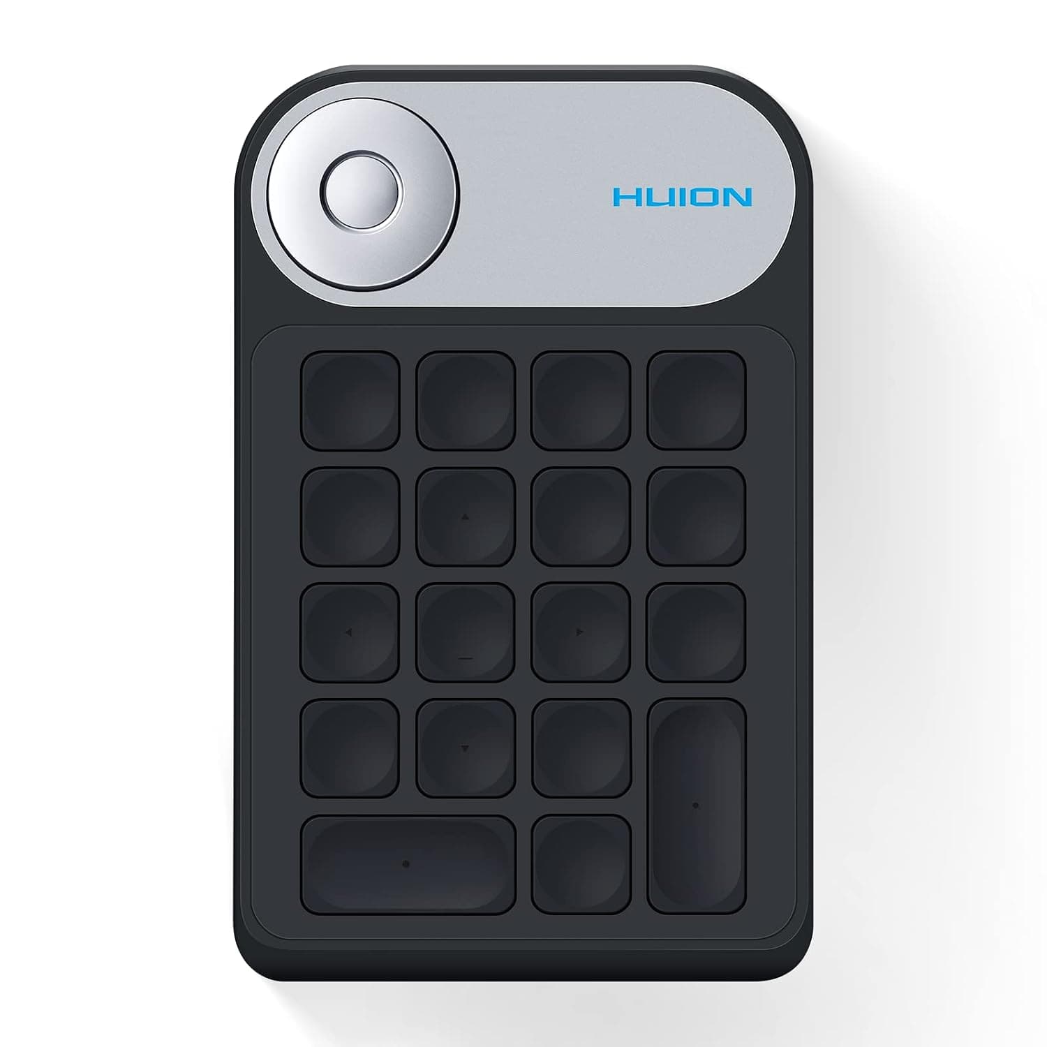 HUION MINI KeyDial KD100 Wireless Express Key Remote Control, Shortcut Keyboard with Dial Controller + 18 Customized Keys, Portable Keypad for Drawing Tablet, PC, Laptop, Mac