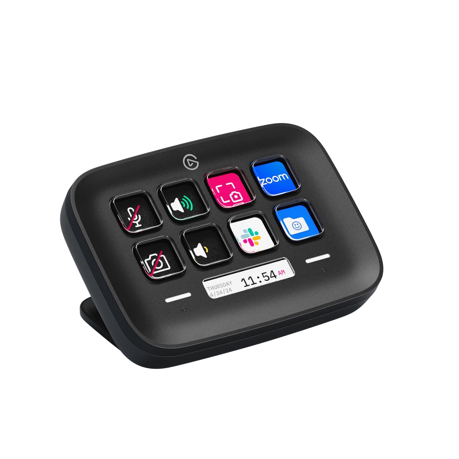 Elgato Stream Deck Neo Black, 8 Customizable Keys | Two info touch points, Automates repetitive tasks, Compatible with Zoom, Teams, Spotify, Twitch, Zero-plastic packaging