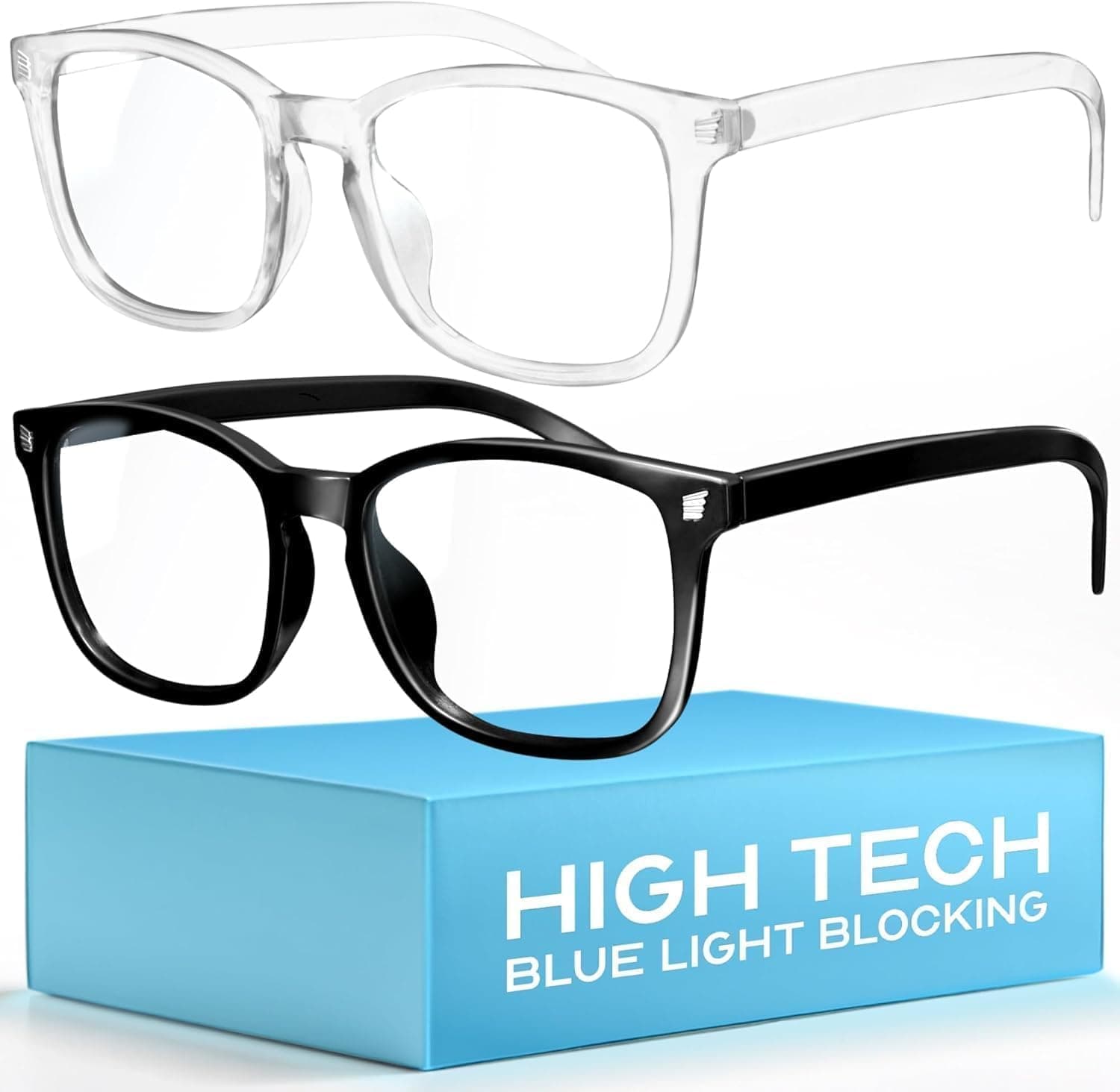 livho High Tech Blue Light Glasses - Advanced Blue Light Blocking Computer Glasses - Screen Fatigue & UV Protection