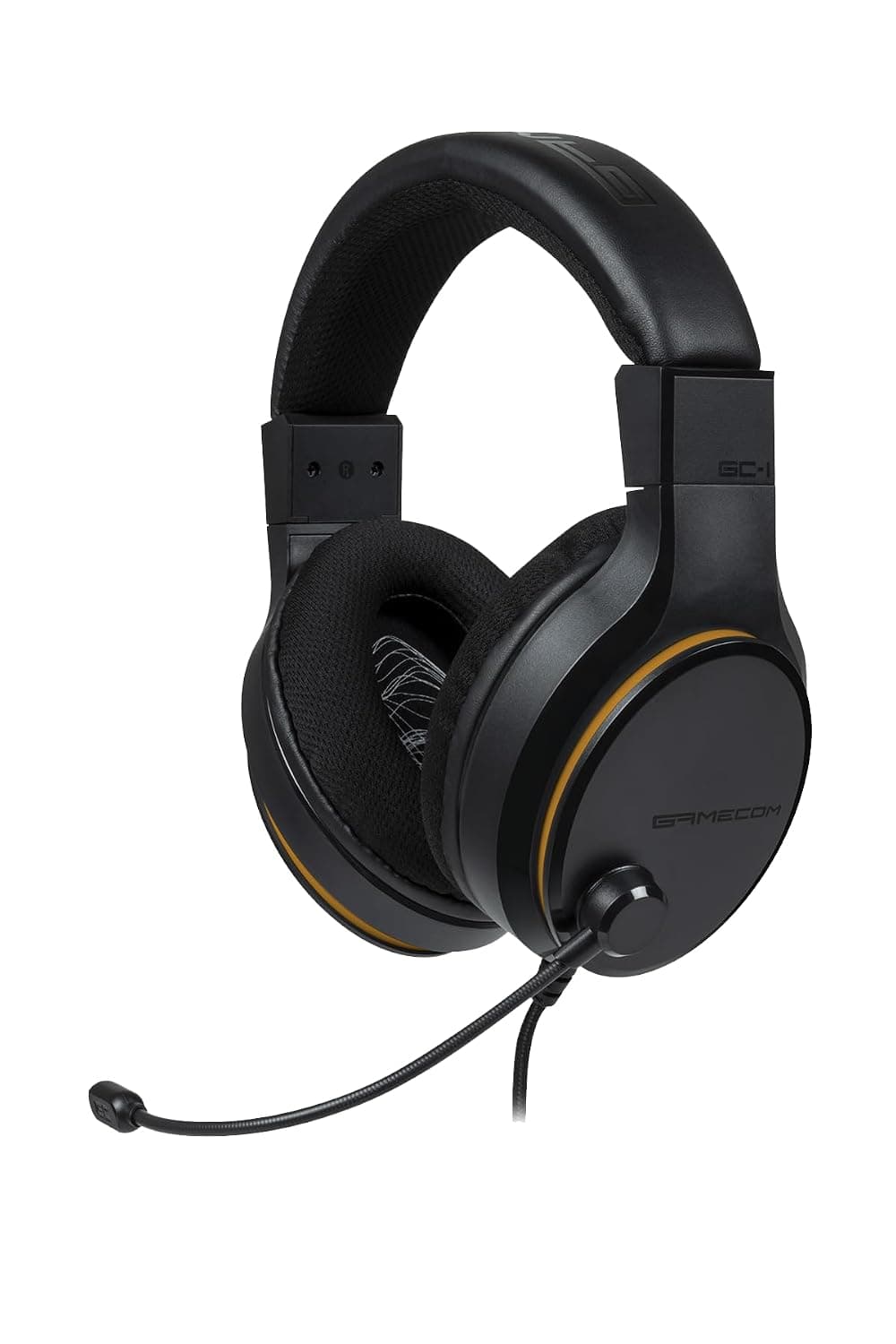 GameCom GC-1 PC Gaming Headset – Advanced 40mm Drivers – Lightweight Frame – 3.5mm Headphone Jack – Also for PS4, PS5, Xbox One, Xbox Series X|S, Nintendo Switch – Atomic Orange