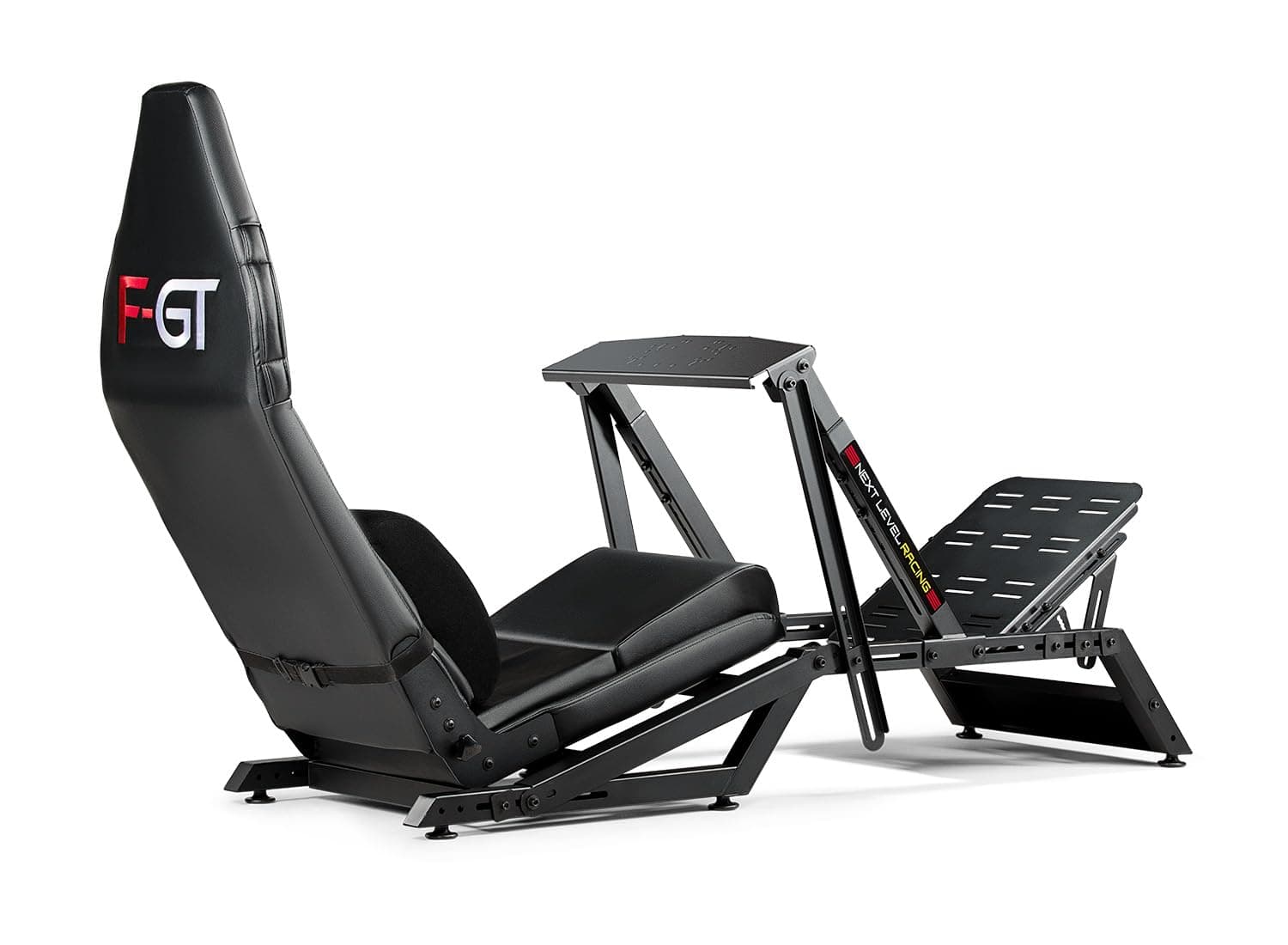 Next Level Racing F-GT Formula & GT Simulator Cockpit | 3 Racing Positions | Direct Drive Ready | Shifter Seat Slider Lumbar ButtKicker Included