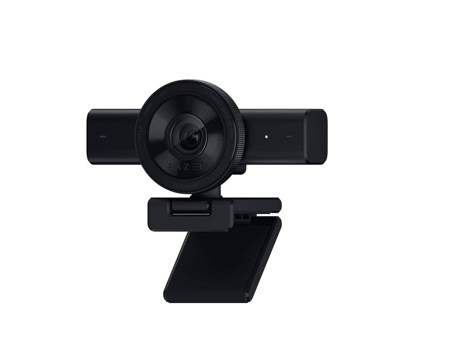 Razer Kiyo V2 – 4K 30FPS Webcam with AI-Powered Auto-Framing - 1080p 60 FPS, Integrated Webcam Cover, HDR, USB-C, Ultra-Wide-Angle Lens, Works with Microsoft Teams, Zoom, Google Meet | Black