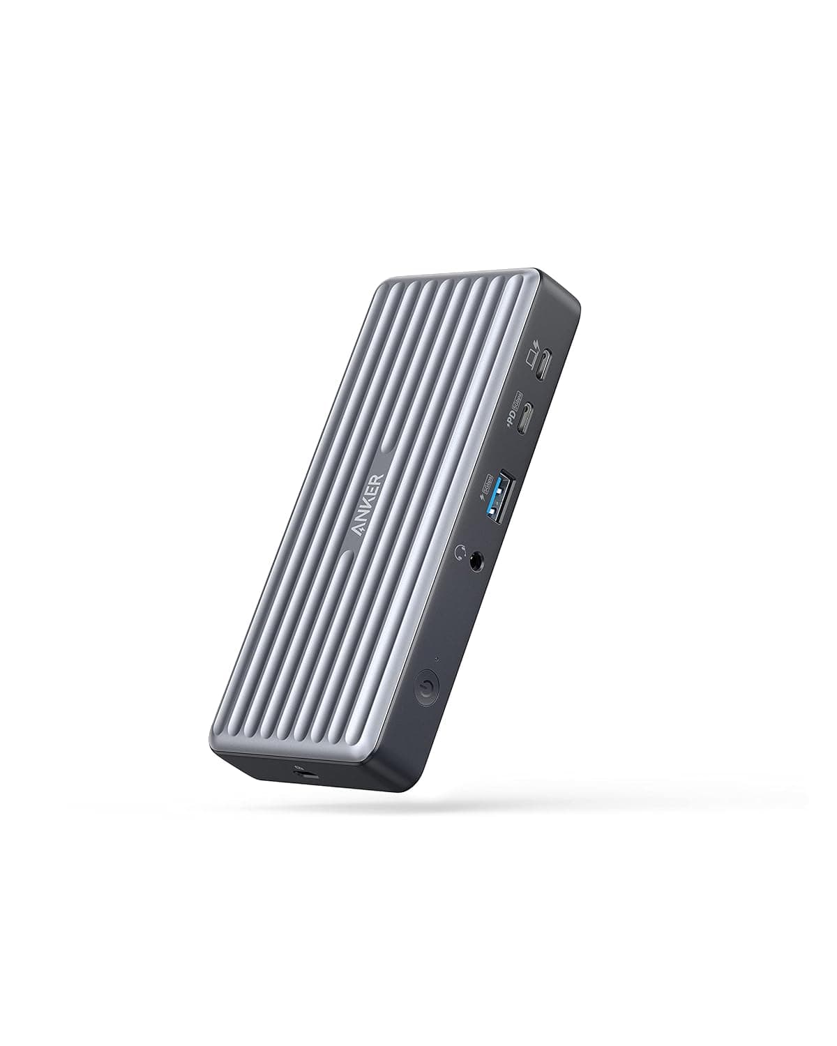 Anker USB C Docking Station, PowerExpand 9-in-1 USB-C PD Dock, 60W Charging for Laptop, 20W Power Delivery Charging, 4K HDMI and DisplayPort, USB 3.0 and USB 2.0 Data, Gigabit Ethernet, 3.5 mm Audio