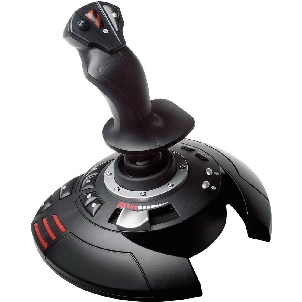 Thrustmaster T.Flight Stick X, Joystick with Rudder Control, Reprogrammable Buttons and Axes, Rotating Handle, PC/USB Compatible (Windows 8)