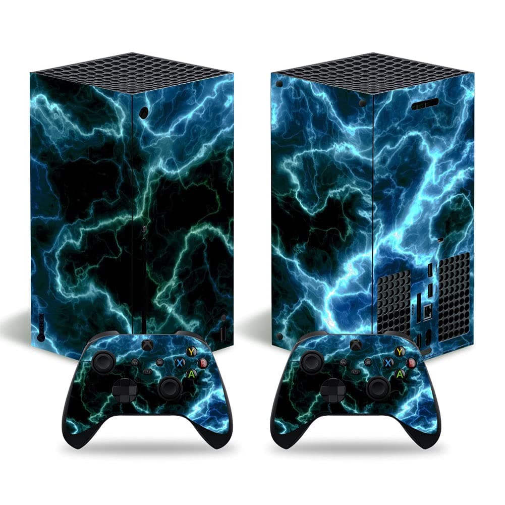 Skin Sticker for Xbox Series X Console and Controller - Full Cover Vinyl Decal Skin Set Compatible with Xbox Series X - Starry (Version Ⅱ)