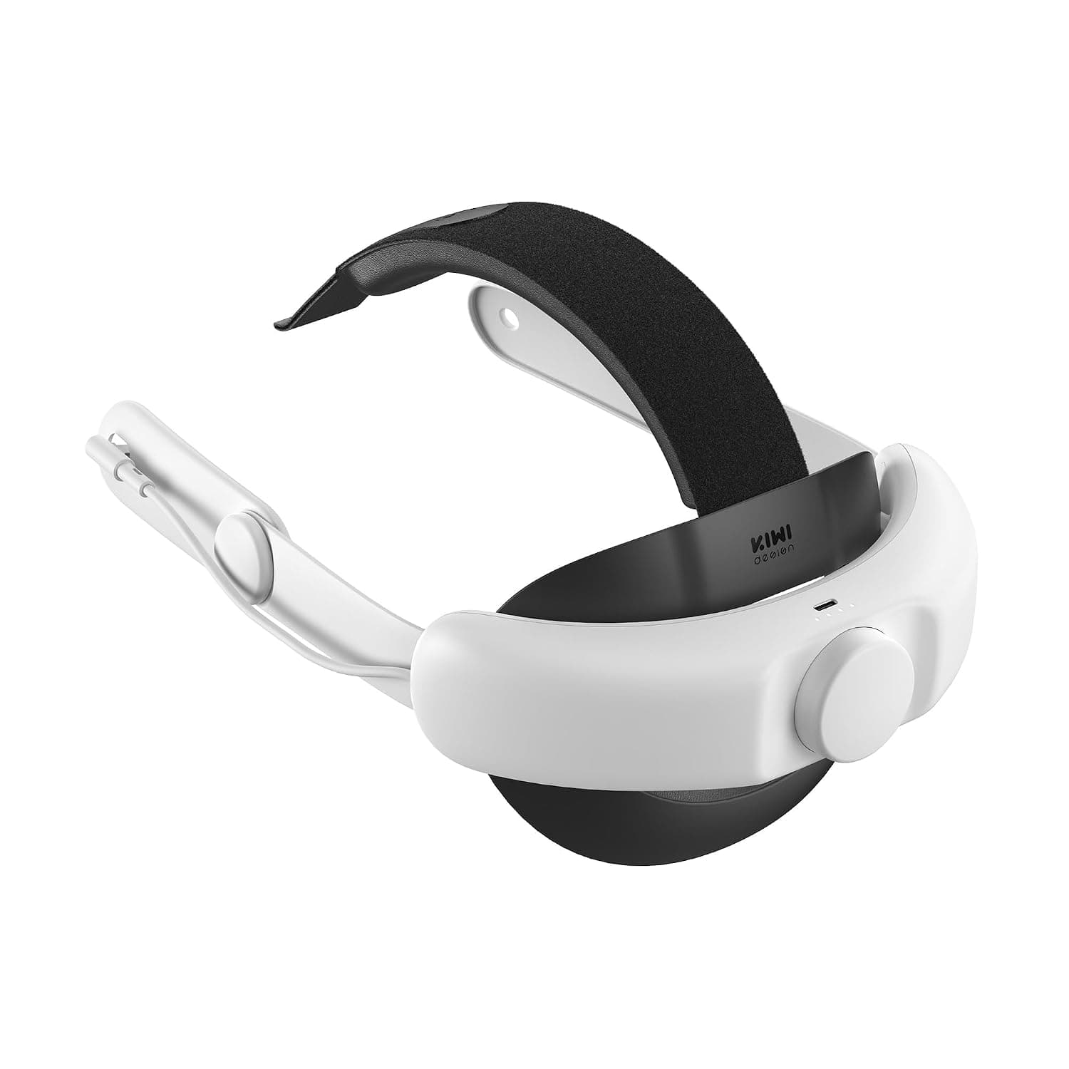 KIWI design Elite Strap with Battery 6400 mAh Compatible with Meta Quest 3 Accessories, Comfort Battery Head Strap, Extend Playtime, Not Compatible with Our Vertical RGB Charging Stand