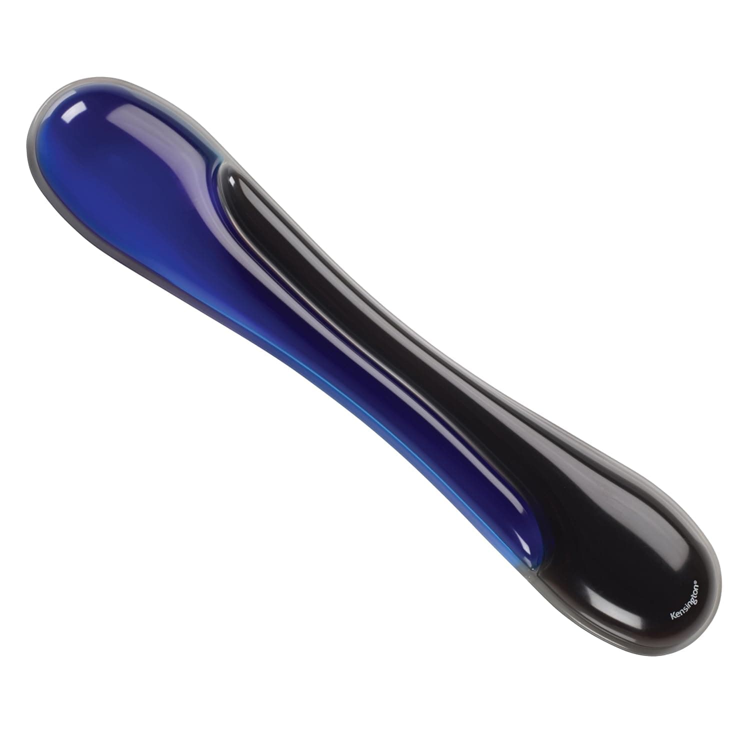 Kensington Blue & Black Duo Gel Ventilated Ergonomic Keyboard Wrist Rest | Ergonomic gel support, ventilation channel, universal keyboard compatibility