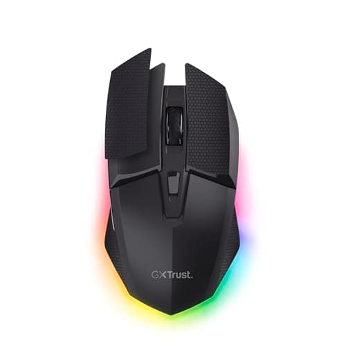 GXTrust Felox+ Dual Wireless Gaming Mouse Bluetooth + 2.4GHz, Black