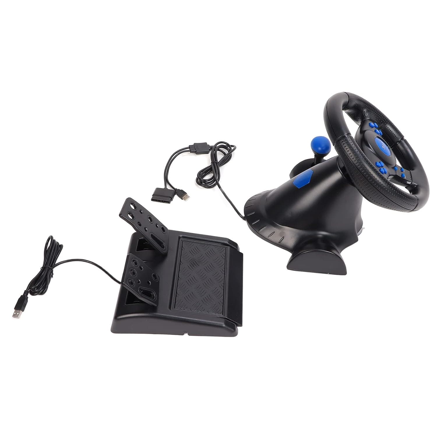 PC Gaming Racing Wheel, Racing Steering Wheel 3 in 1 for PC