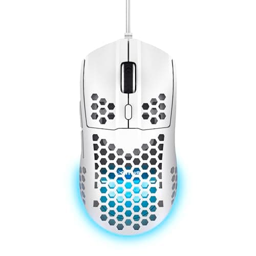 GXTrust Helox USB White Gaming Mouse Superlight 65g