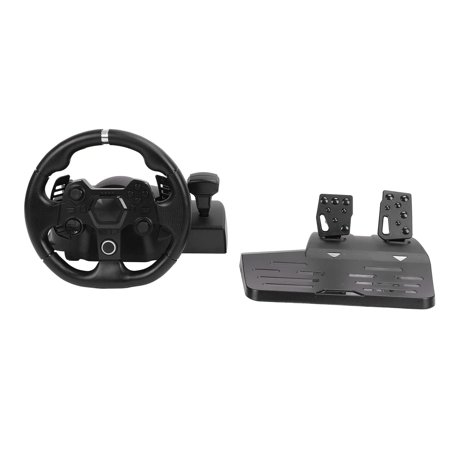 Gaming Steering Wheel with Pedals,270° Game Racing Steering Wheel,GTA Gaming Driving Wheel USB Vibration Racing Wheel for PS4 for PS3 for XBOX One for XBOX 360 for Switch for Android,PC