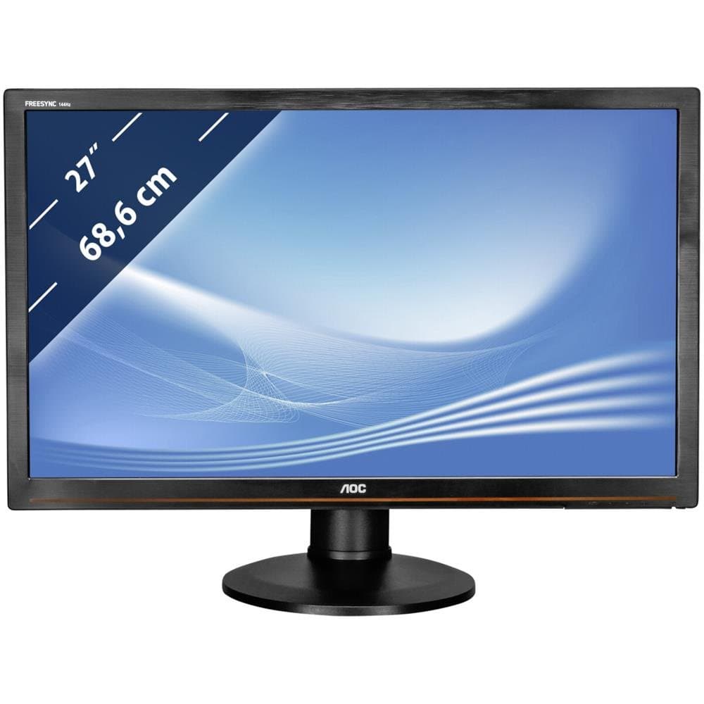 AOC 27 inch 144 Hz LED Gaming Monitor, 1 ms Response Time, Height Adjust, Display Port, HDMI, DVI, VGA, Speakers, Adaptive Sync Compatible G2770PF